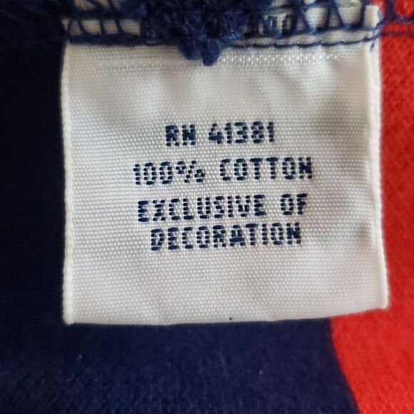 Ralph Lauren Polo Shirt Mens Large Wide Red Blue Stripe Golf Lime Pony Custom - Picture 6 of 7